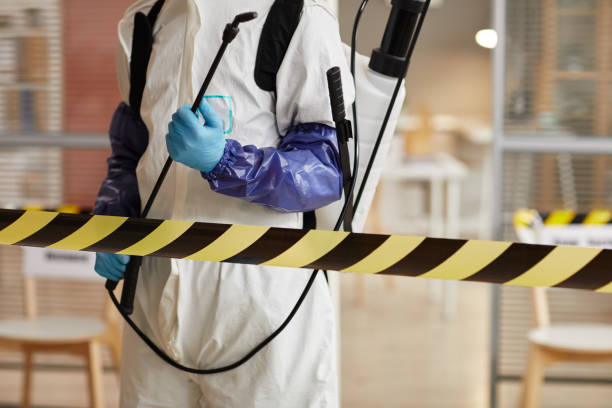 Professional Biohazard Cleanup technician working in Barnardsville, NC